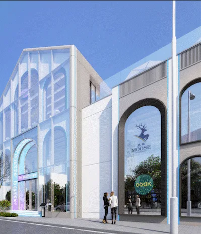 BIM建筑|DT公园西街数字孪生商街更新方案探索 / UUA建筑师事务所