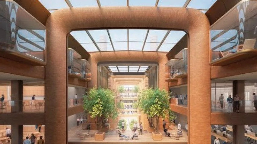 BIM建筑|苹果公司在巴特西电站设计办公室