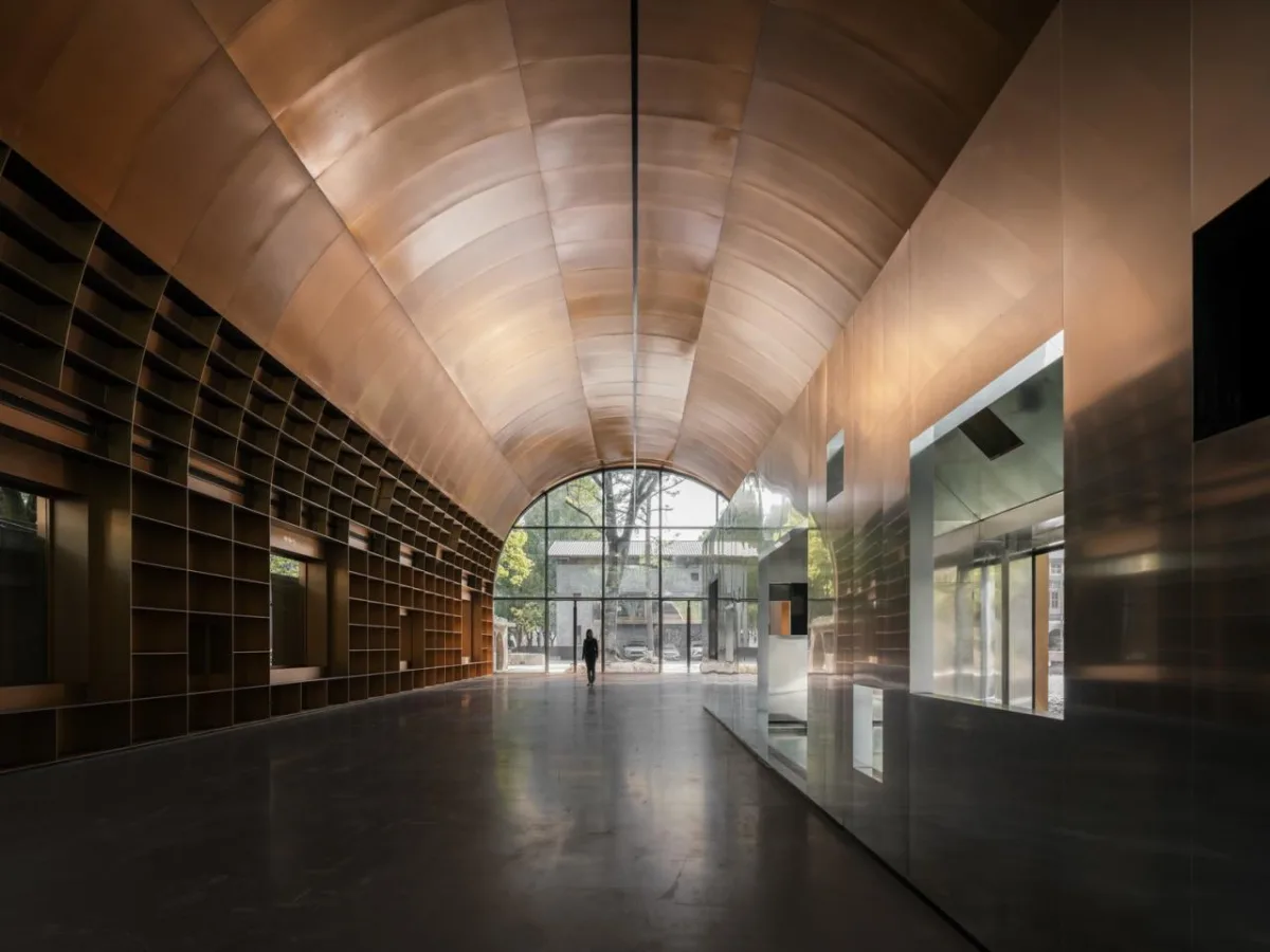 BIM建筑|全金属外壳：铜堡 / Wutopia Lab
