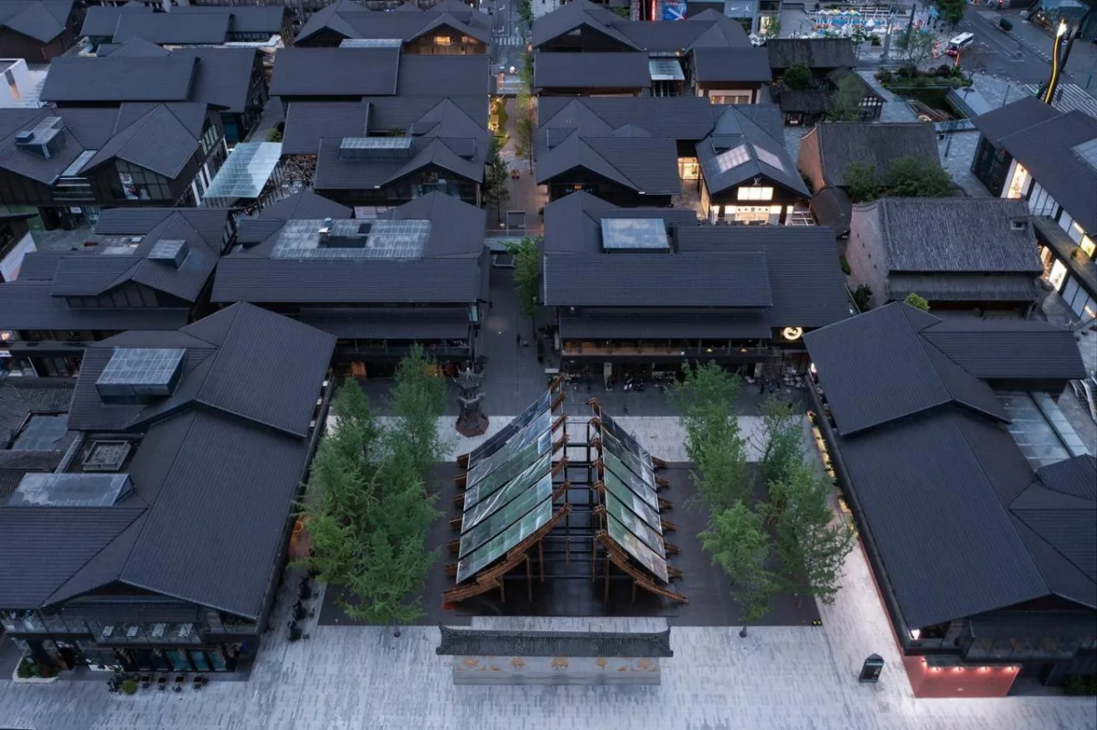 BIM建筑|撇捺之间，穿斗陌阡 / 裸筑更新建筑设计事务所