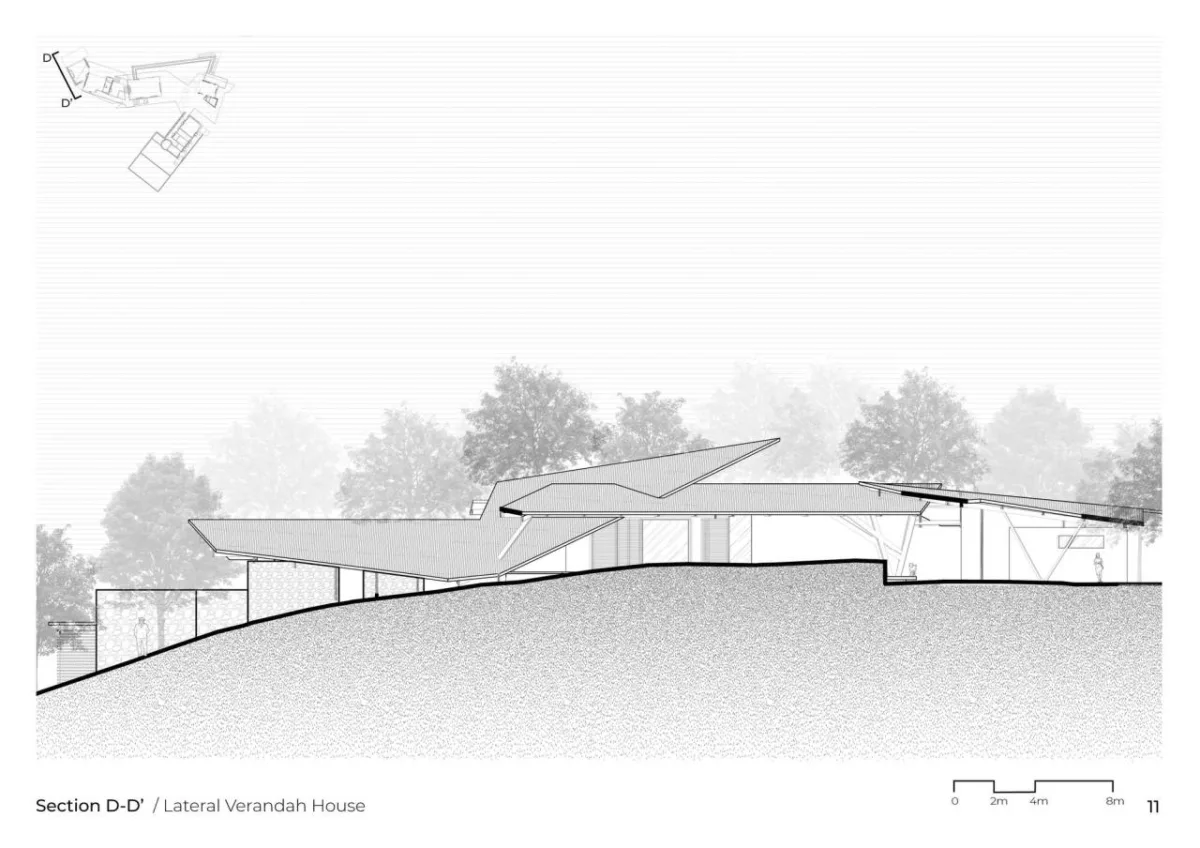 BIM建筑|侧廊之屋 / Malik Architecture