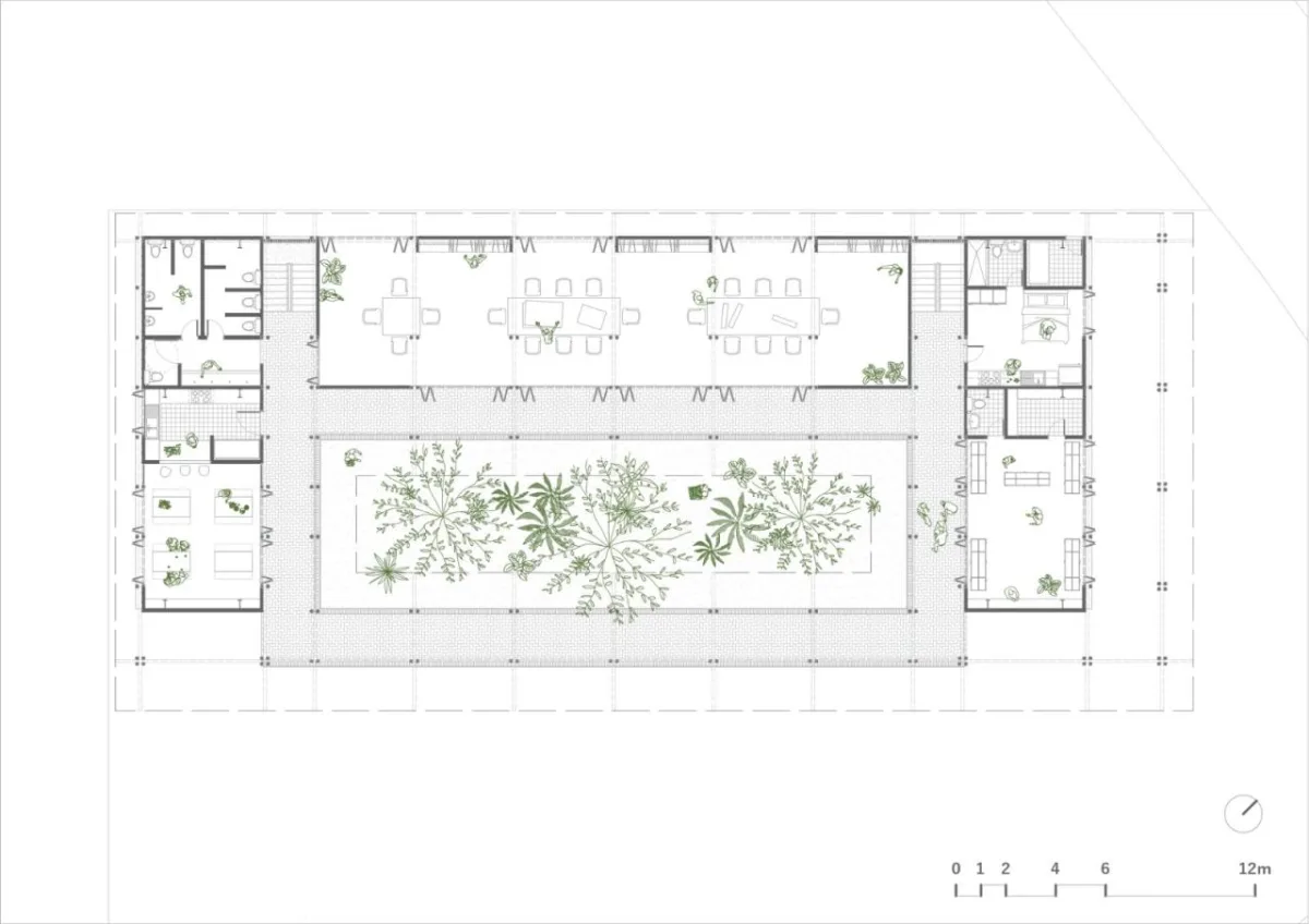 BIM建筑|织工社区生产力发展中心 / Natura Futura Arquitectura + Juan Carlos Bamba