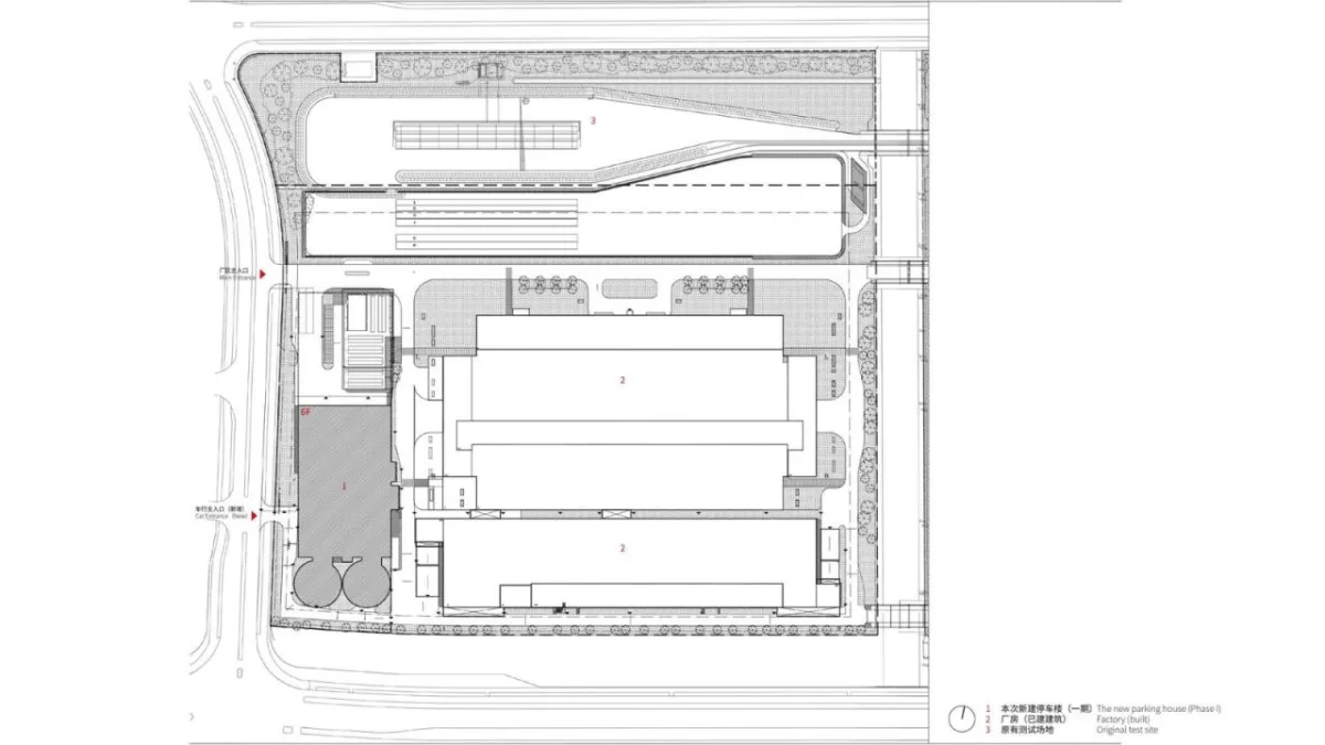 BIM建筑|三区博世汽车部件项目S215停车楼（一期 ）/ 中衡设计集团