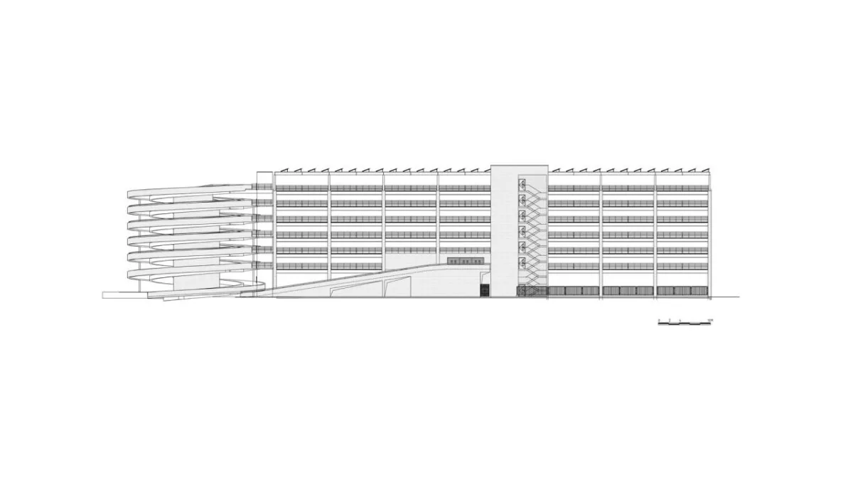 BIM建筑|三区博世汽车部件项目S215停车楼（一期 ）/ 中衡设计集团