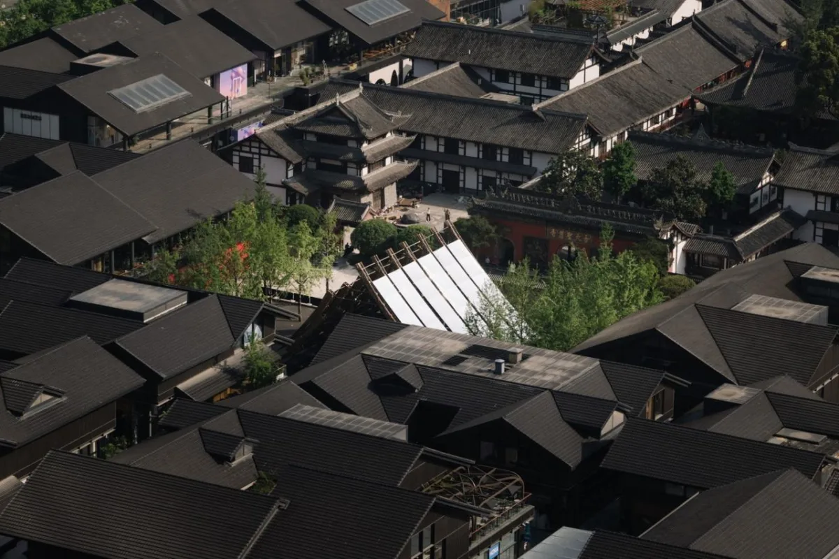 BIM建筑|撇捺之间，穿斗陌阡 / 裸筑更新建筑设计事务所
