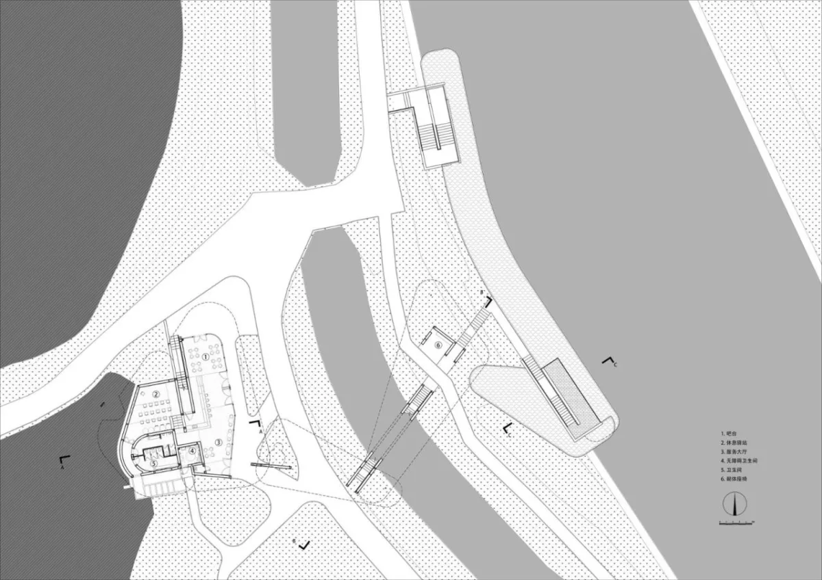 BIM建筑|深圳市南山区环西丽湖绿道（一期）二级驿站及周边景观设计 / 原作设计工作室