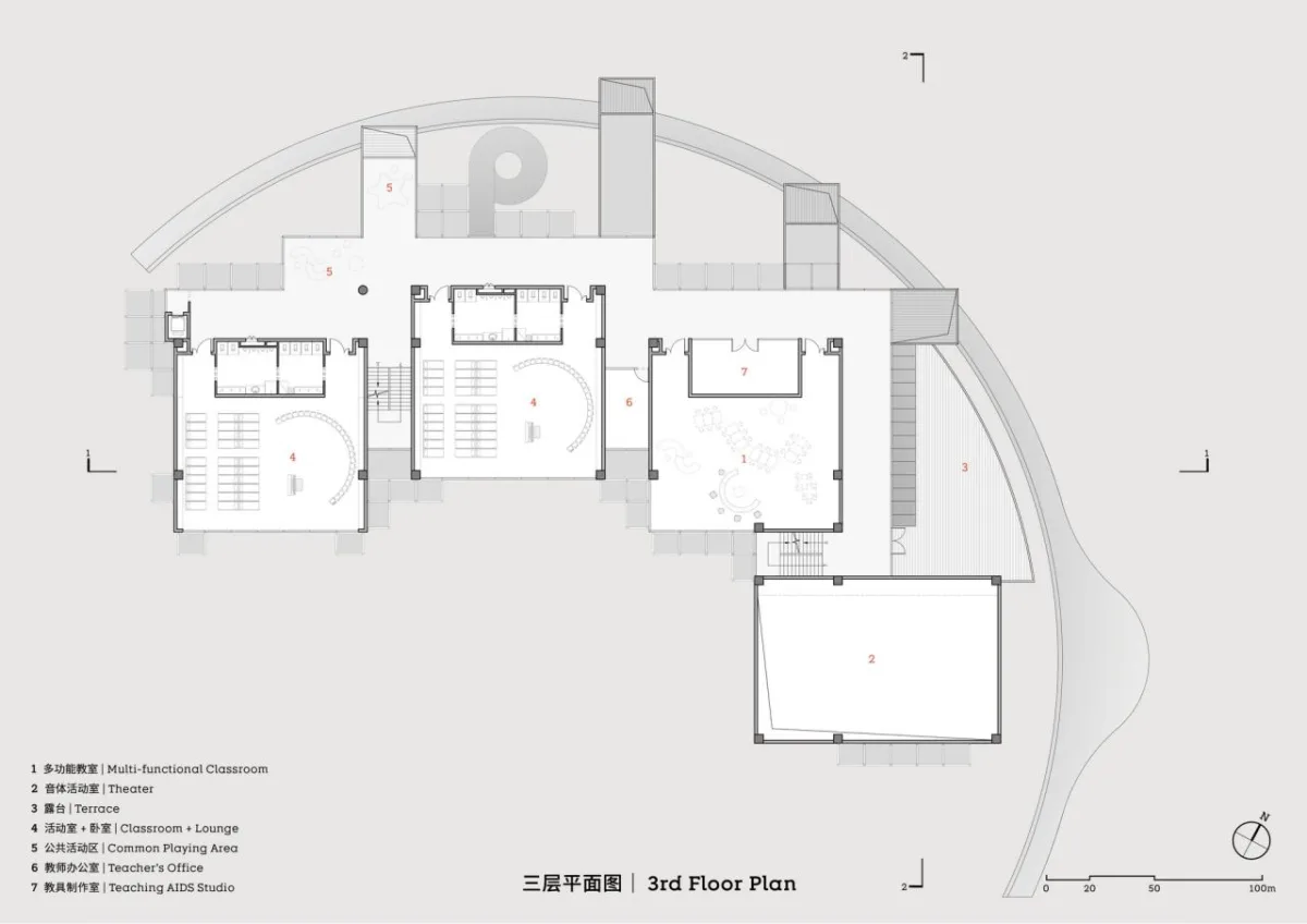 BIM建筑|三里亭幼儿园：点亮社区的星火 / goa大象设计+江南管理中标方案