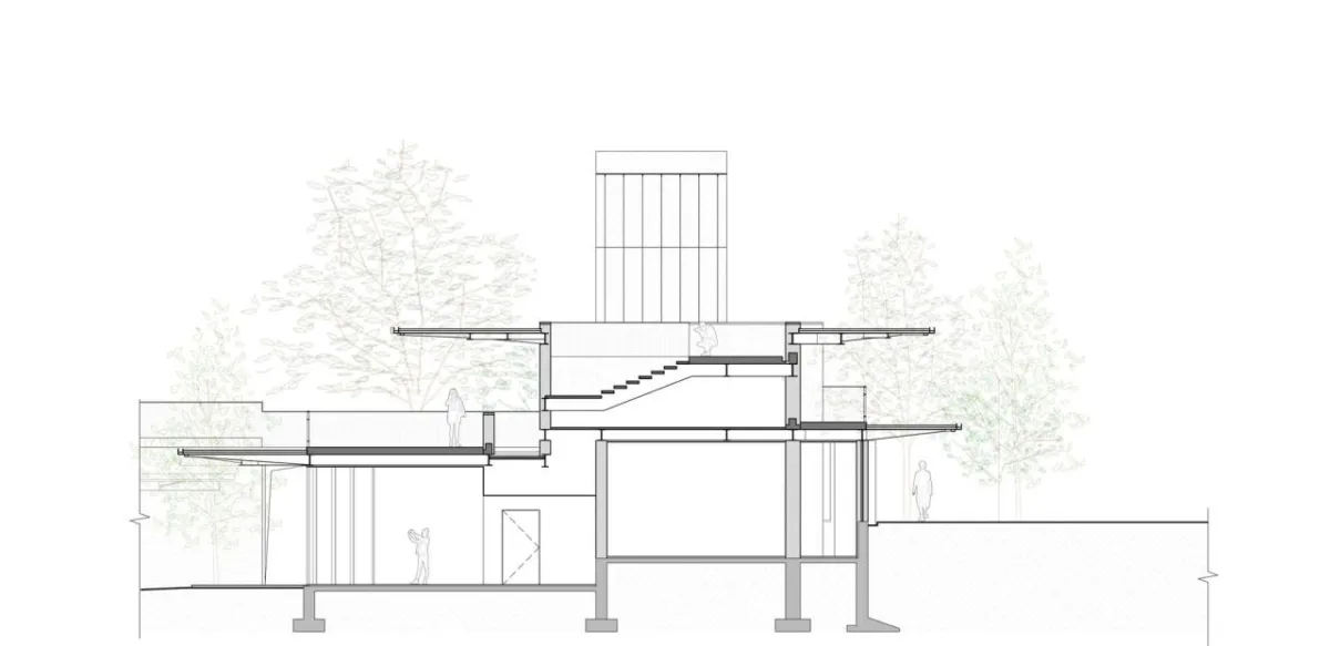 BIM建筑|深圳市南山区环西丽湖绿道（一期）二级驿站及周边景观设计 / 原作设计工作室