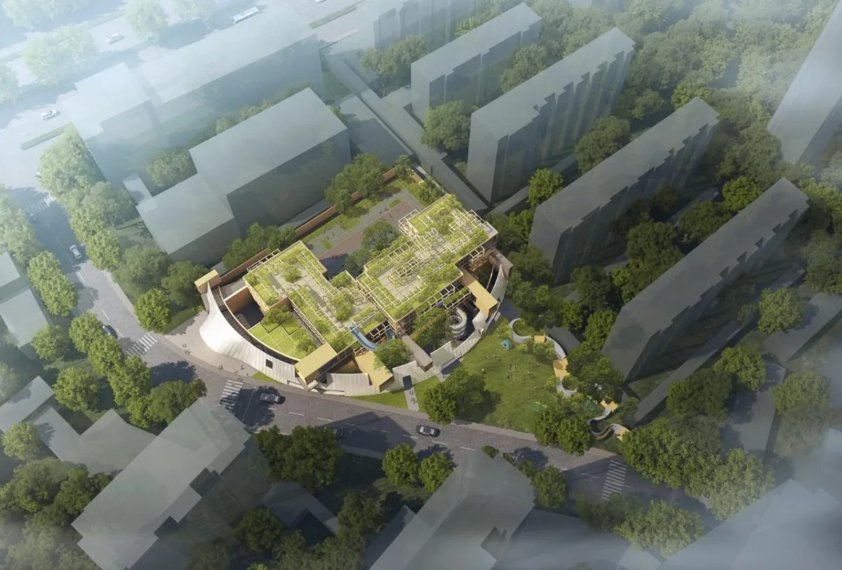 BIM建筑|三里亭幼儿园：点亮社区的星火 / goa大象设计+江南管理中标方案