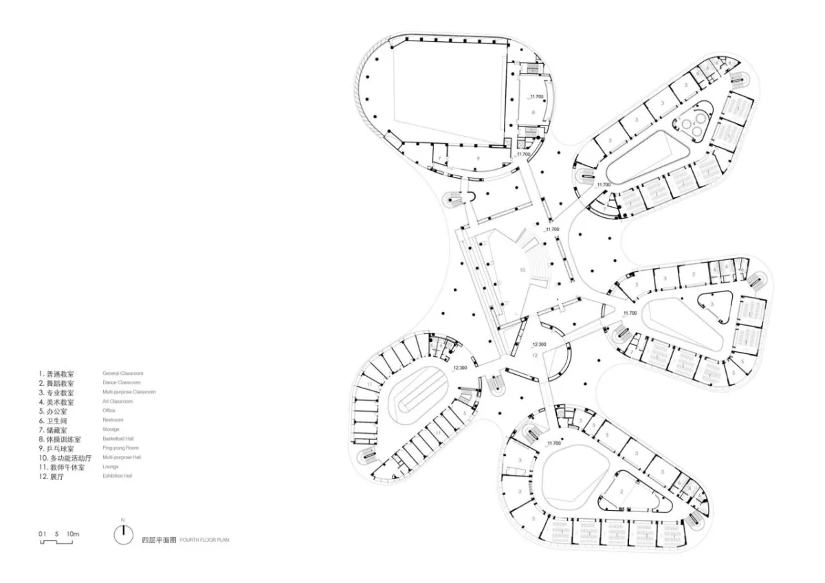 BIM建筑|海口江东寰岛实验学校 / 迹·建筑事务所