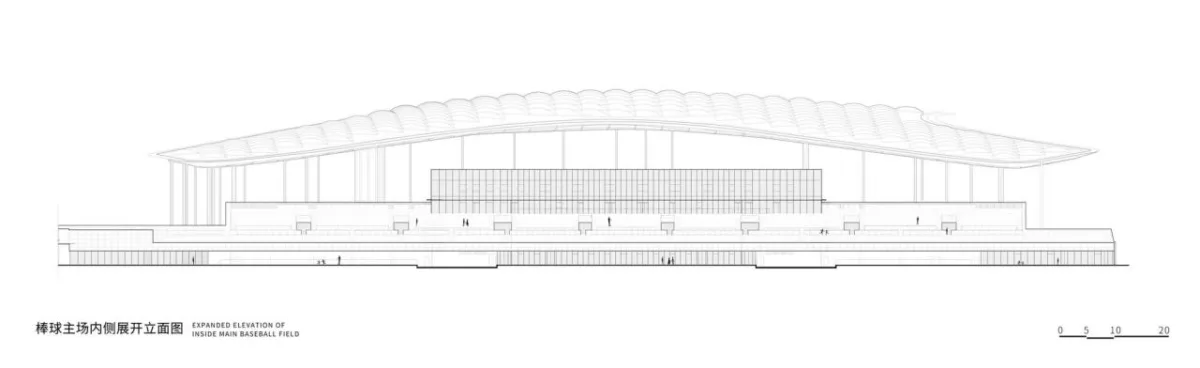BIM建筑|杭州亚运会棒垒球体育文化中心 / 浙大院-建筑四院
