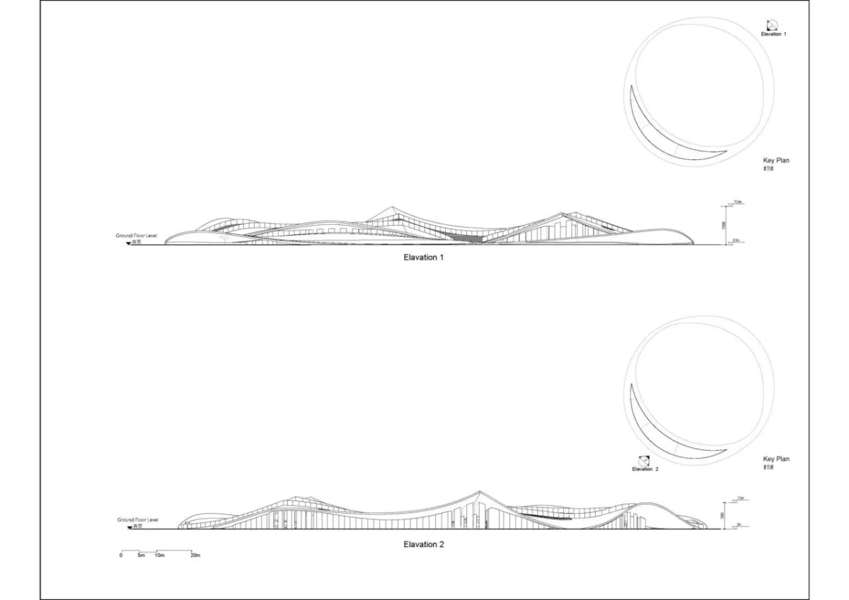 BIM建筑|天空之山，海口湾6号海滨驿站 / 藤本壮介建筑事务所