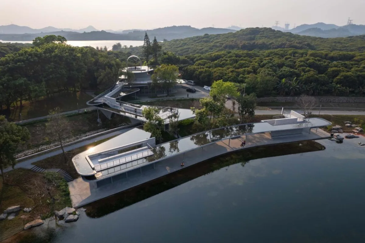 BIM建筑|深圳市南山区环西丽湖绿道（一期）二级驿站及周边景观设计 / 原作设计工作室