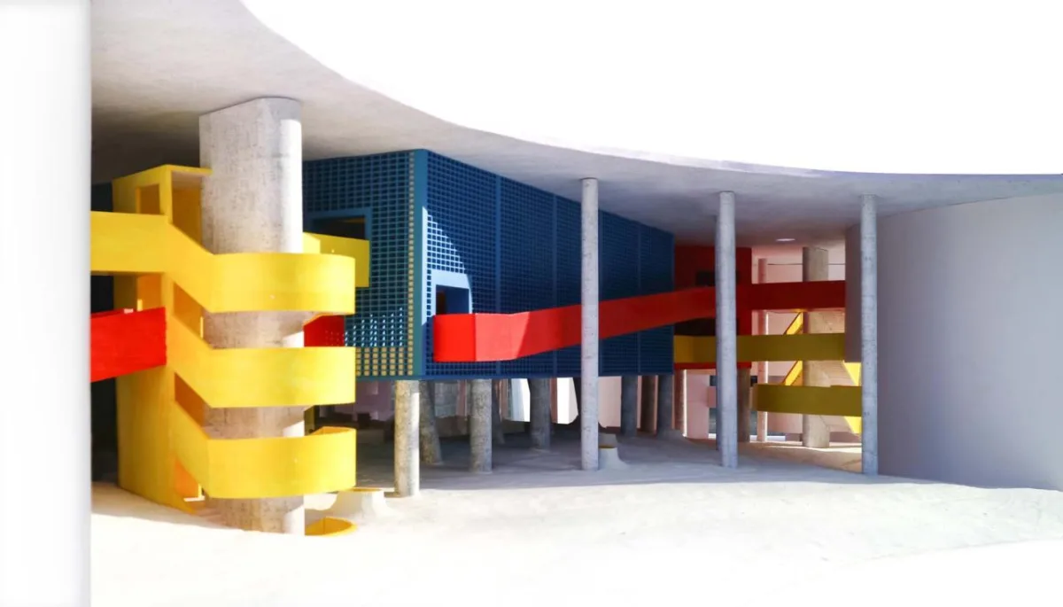BIM建筑|海口江东寰岛实验学校 / 迹·建筑事务所
