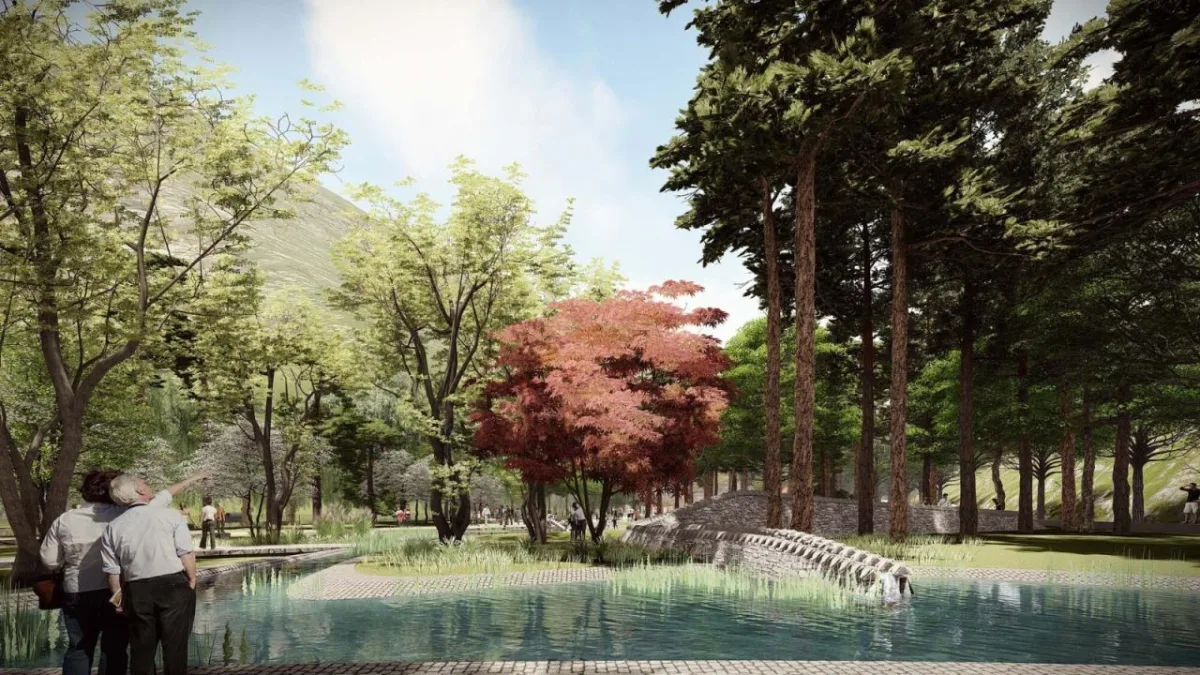 BIM建筑|九寨沟景区沟口立体式游客服务中心 / 清华大学建筑设计研究院
