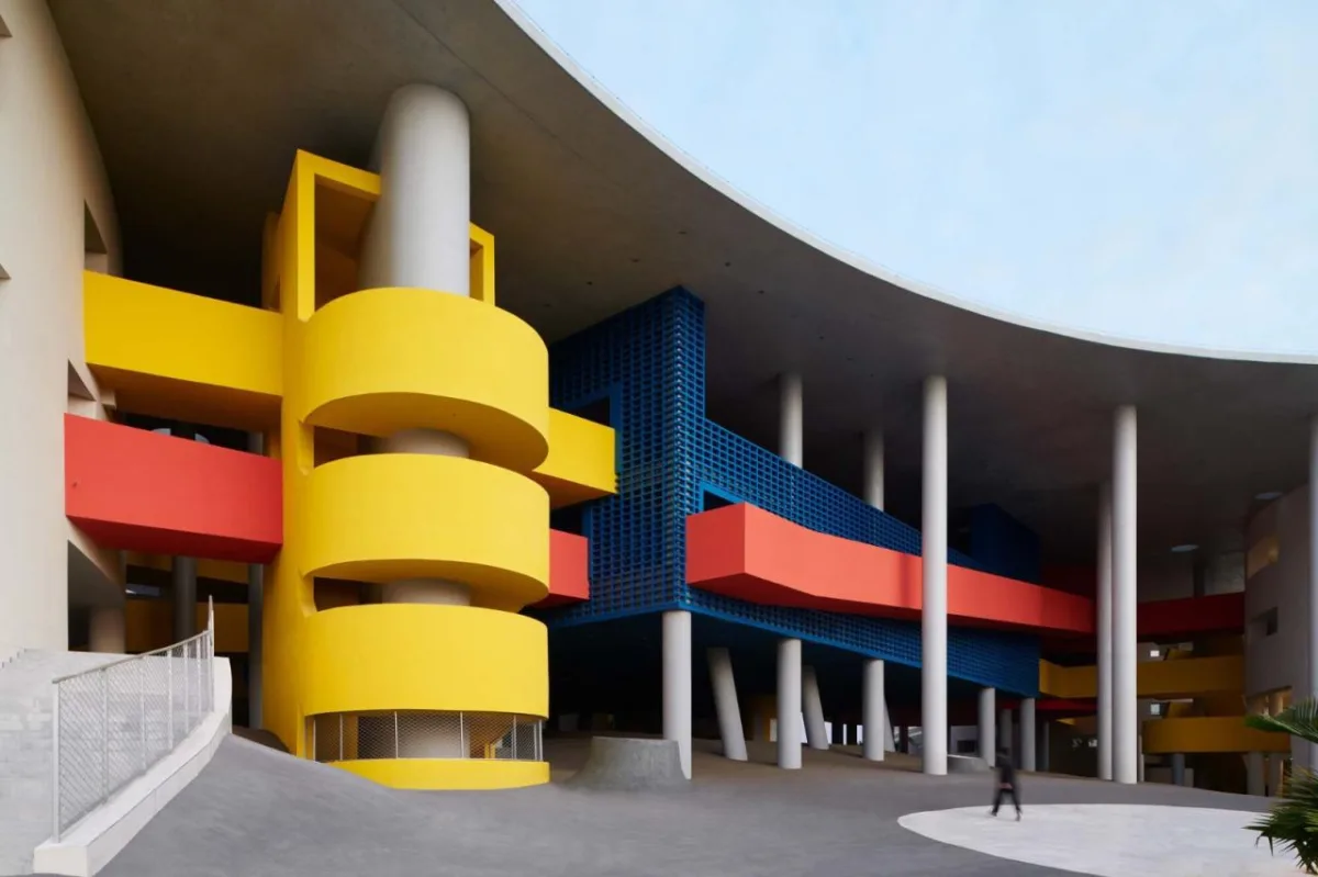 BIM建筑|海口江东寰岛实验学校 / 迹·建筑事务所