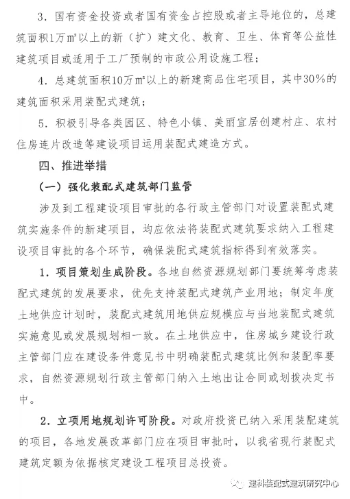 装配式政策|景德镇市印发关于进一步推进装配式建筑发展的实施意见
