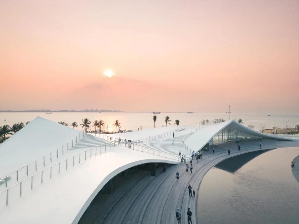BIM建筑|天空之山，海口湾6号海滨驿站 / 藤本壮介建筑事务所
