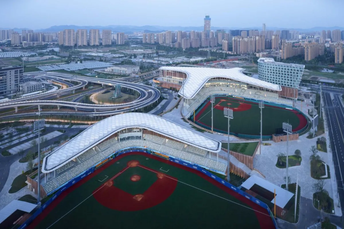 BIM建筑|杭州亚运会棒垒球体育文化中心 / 浙大院-建筑四院