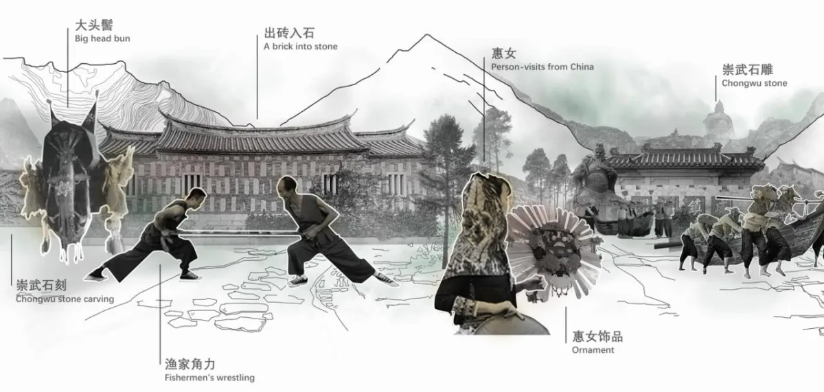 BIM建筑|砖石之筑：惠安县崇武古镇文化综合体建筑设计 / 外行建筑