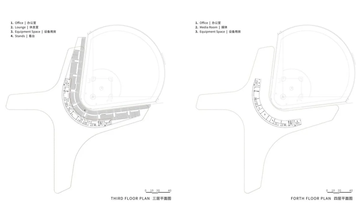 BIM建筑|杭州亚运会棒垒球体育文化中心 / 浙大院-建筑四院