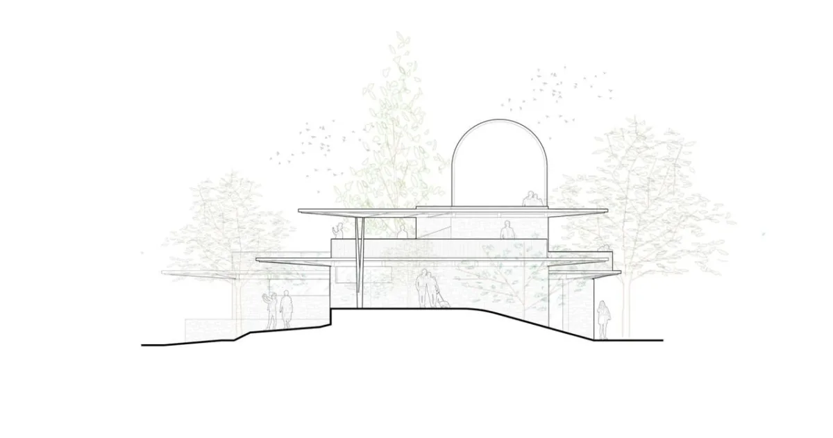 BIM建筑|深圳市南山区环西丽湖绿道（一期）二级驿站及周边景观设计 / 原作设计工作室
