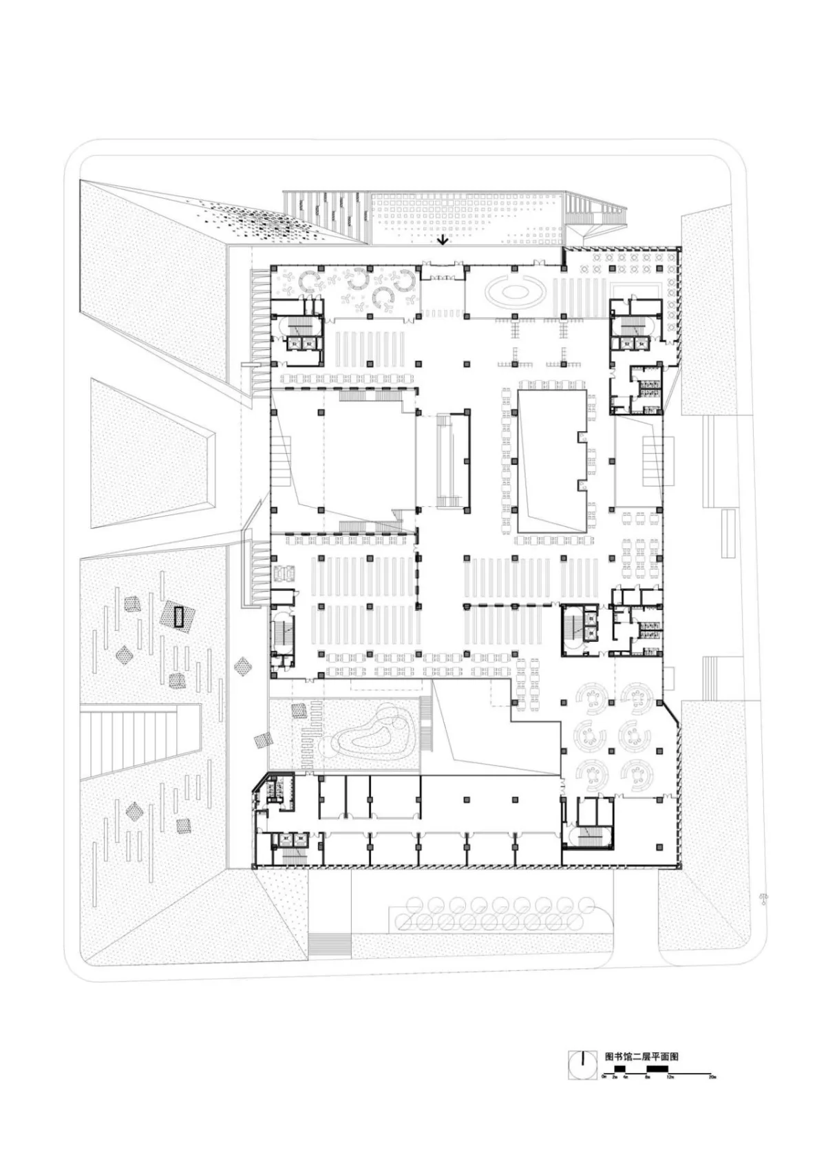 BIM建筑|西北农林科技大学北校区图书馆 / 华南理工大学建筑设计研究院 陶郅工作室