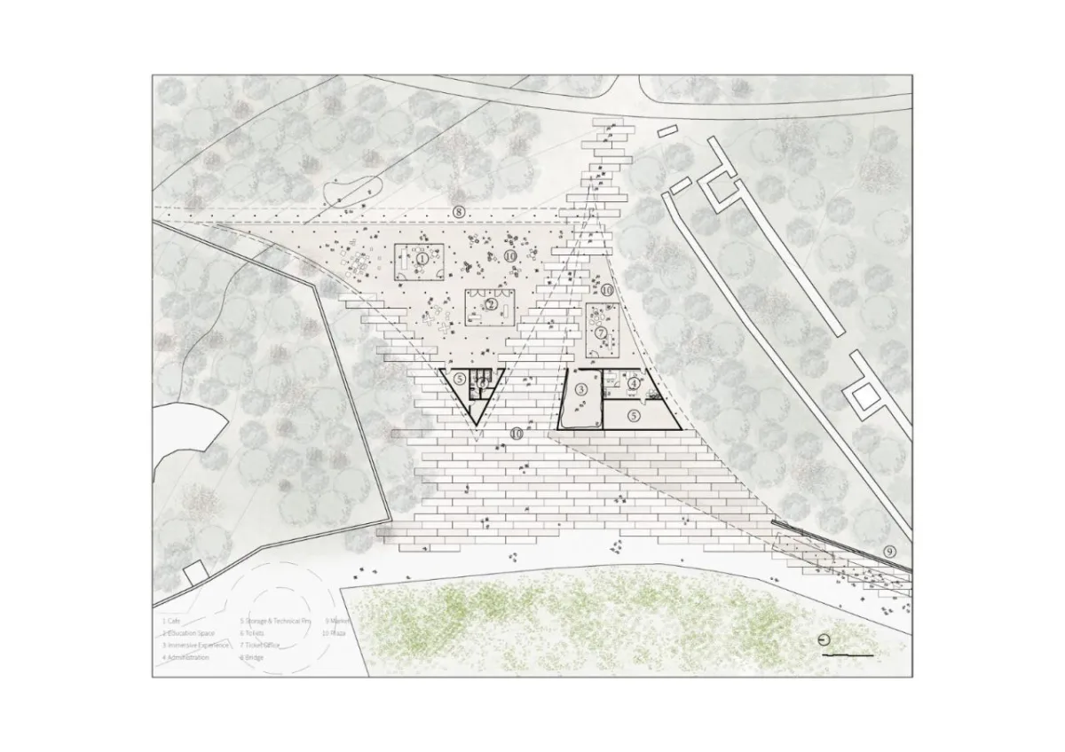 BIM建筑|展开叙事：世界遗产布特林特国家公园游客中心竞赛 / 隈研吾