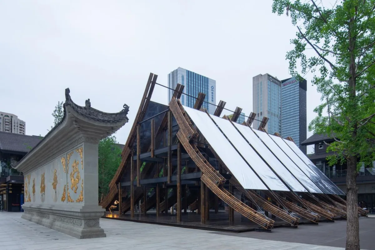 BIM建筑|撇捺之间，穿斗陌阡 / 裸筑更新建筑设计事务所