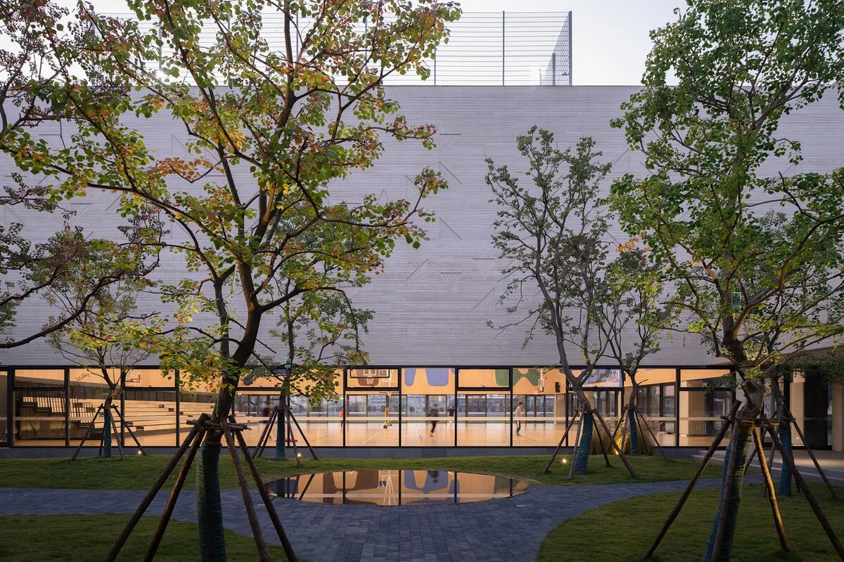 BIM建筑|山峰书院，苏州山峰双语学校文体中心 / OPEN 建筑事务所