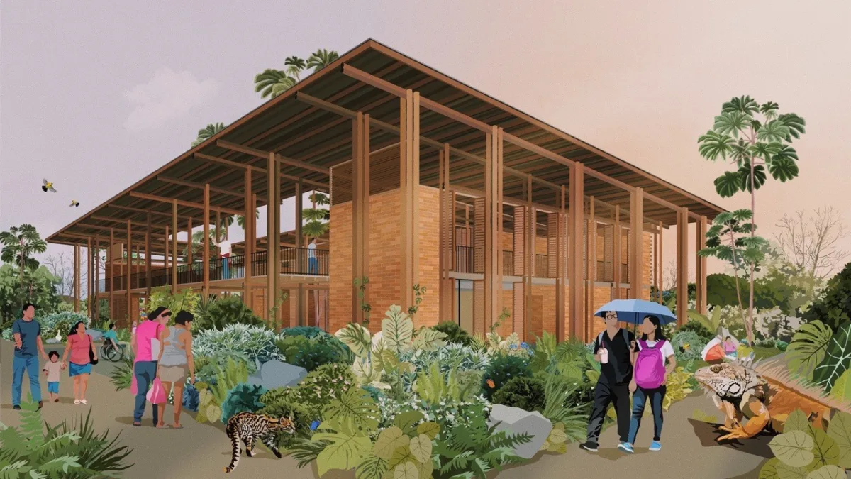 BIM建筑|织工社区生产力发展中心 / Natura Futura Arquitectura + Juan Carlos Bamba
