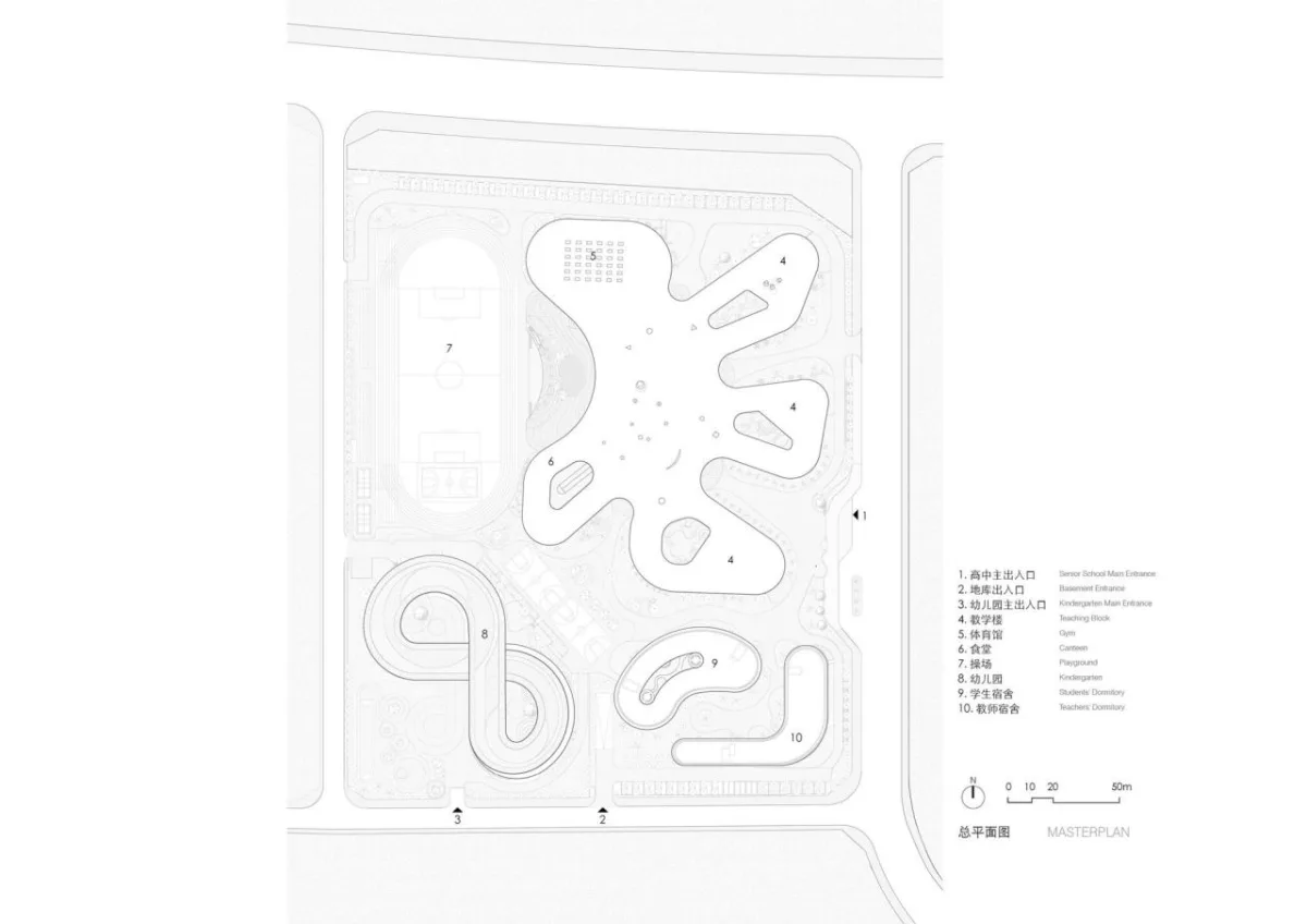 BIM建筑|海口江东寰岛实验学校 / 迹·建筑事务所