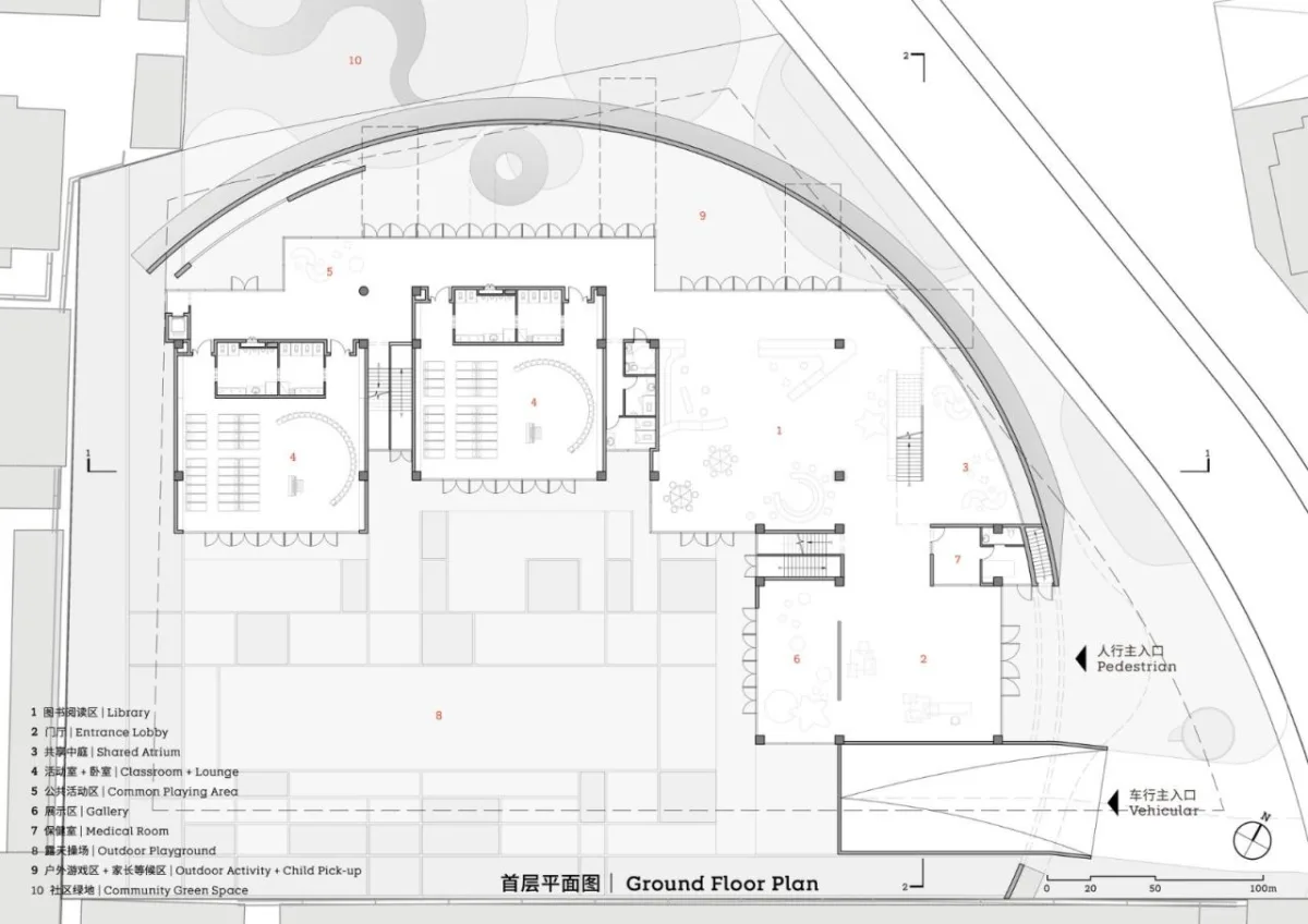 BIM建筑|三里亭幼儿园：点亮社区的星火 / goa大象设计+江南管理中标方案
