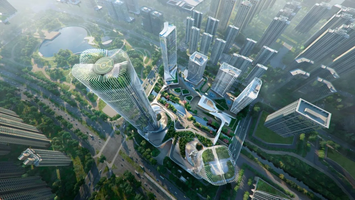 BIM建筑|南京全新人本综合发展项目方案 / UNStudio
