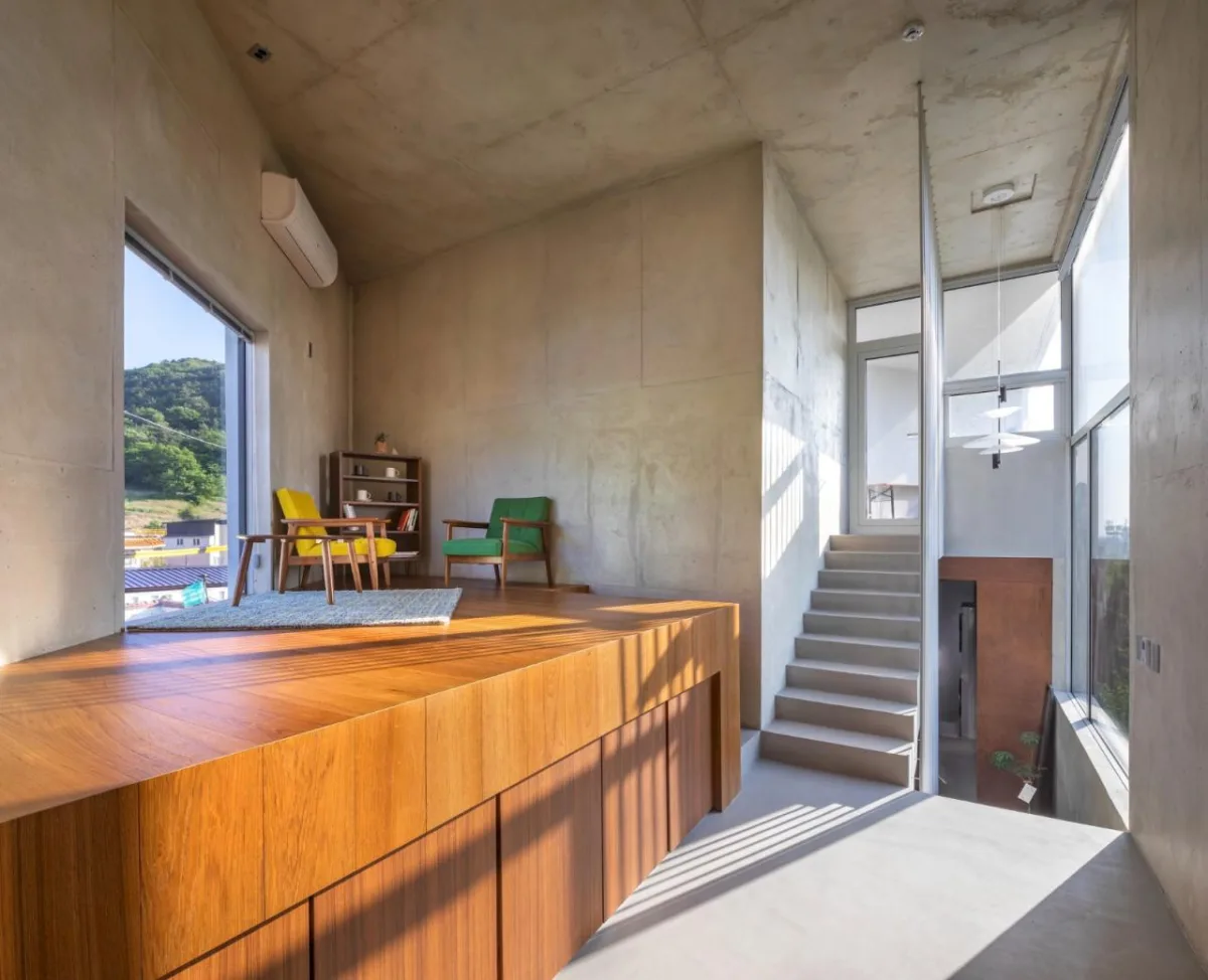 BIM建筑|自然美感，芝山石屋 / PLAN建筑事务所