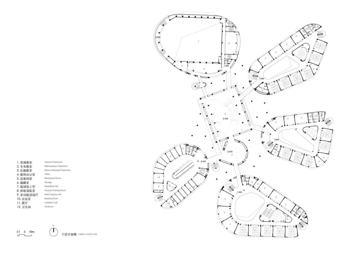 BIM建筑|海口江东寰岛实验学校 / 迹·建筑事务所