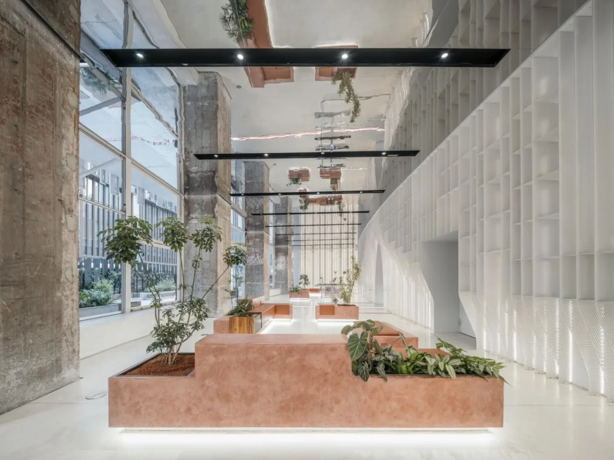 BIM建筑|钢雨：德必上海书城WE改造设计 / Wutopia Lab