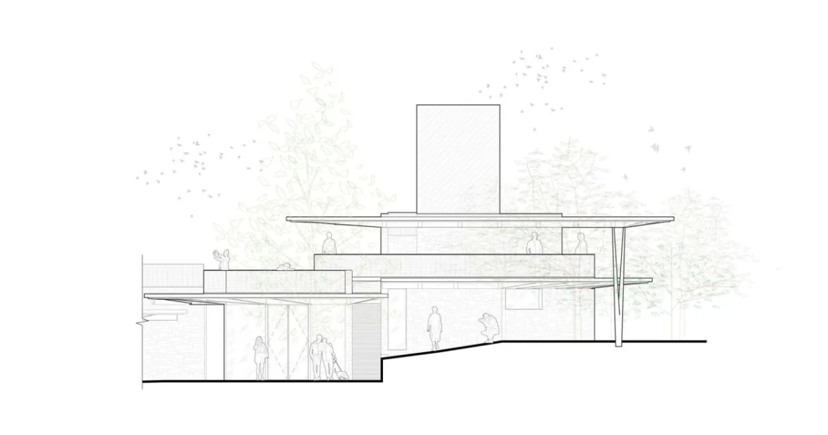 BIM建筑|深圳市南山区环西丽湖绿道（一期）二级驿站及周边景观设计 / 原作设计工作室