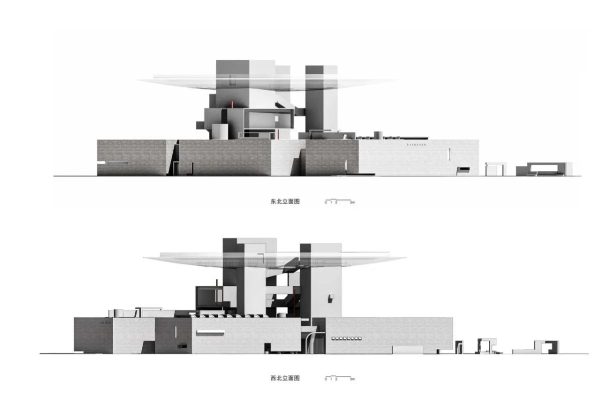 BIM建筑|石家庄太平河城市片区展示中心 / 张雷联合建筑事务所