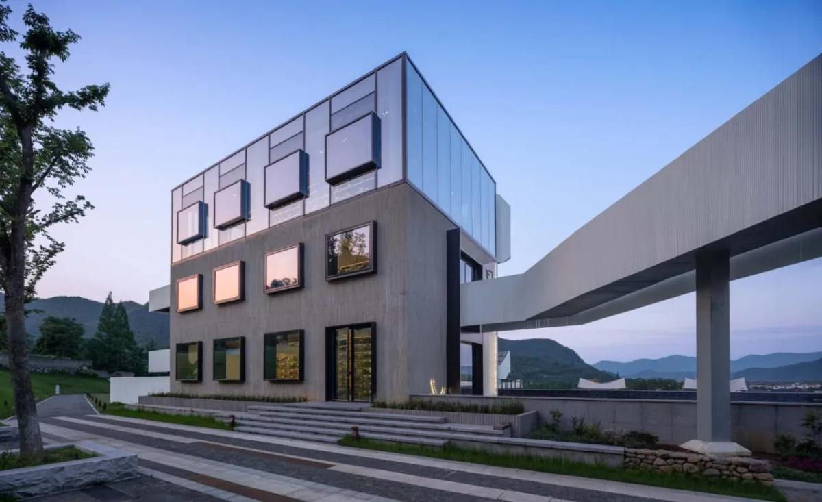BIM建筑|余村印象青年图书馆 / 上海交通大学设计学院杜春宇团队