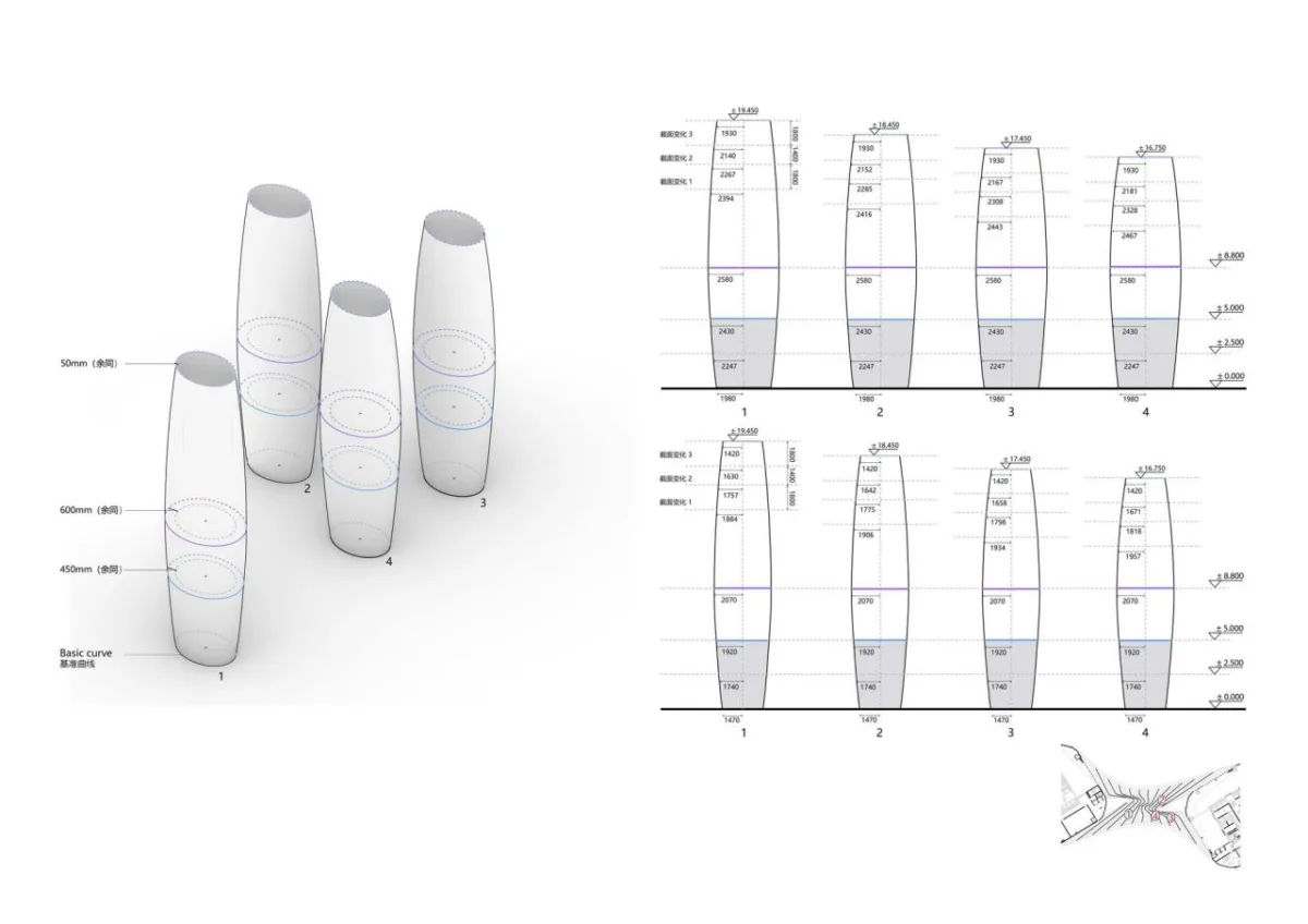 BIM建筑|钱江潮涌：杭州世茂智慧之门超高层城市综合体 / 姜平工作室