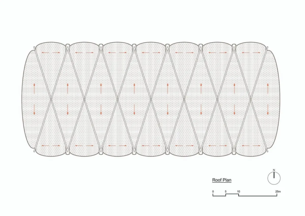 BIM建筑|东南大学游泳馆 / 周琦工作室
