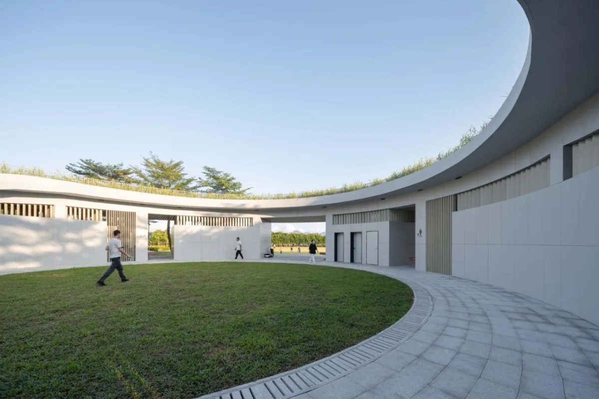 BIM建筑|深圳湾公园海风运动广场公厕设计 / CCDI 21设计工作室