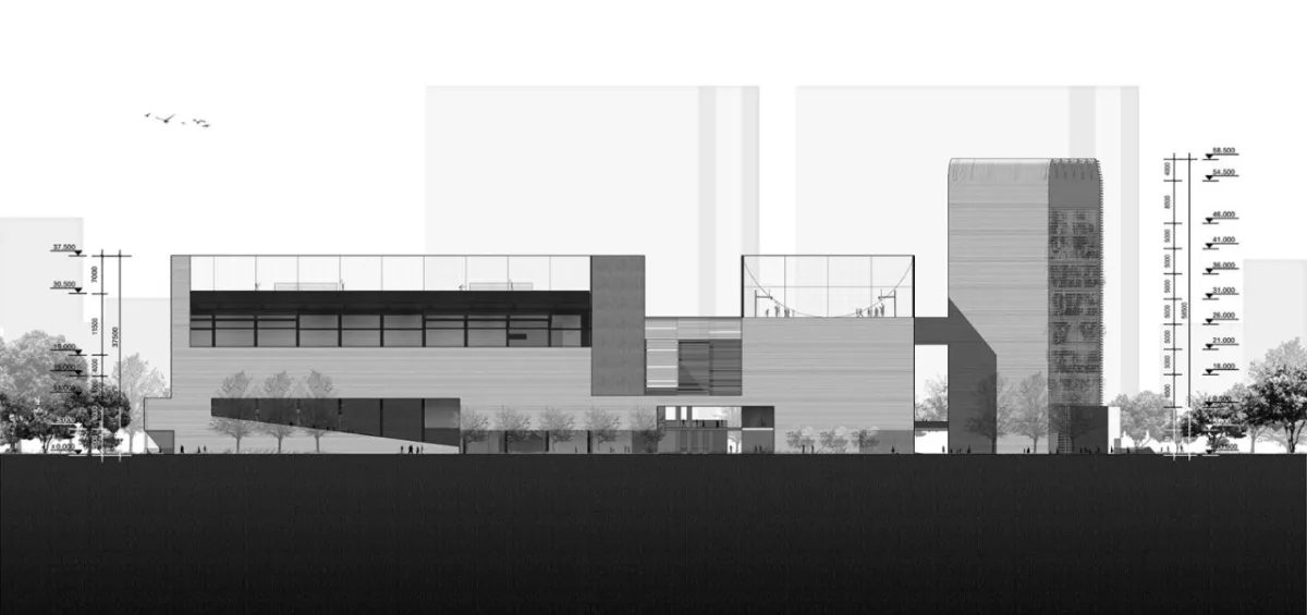 BIM建筑|社区源点：坪地街道综合文体中心方案 /也似建筑+广州市城市规划勘测设计研究院（GZPI）