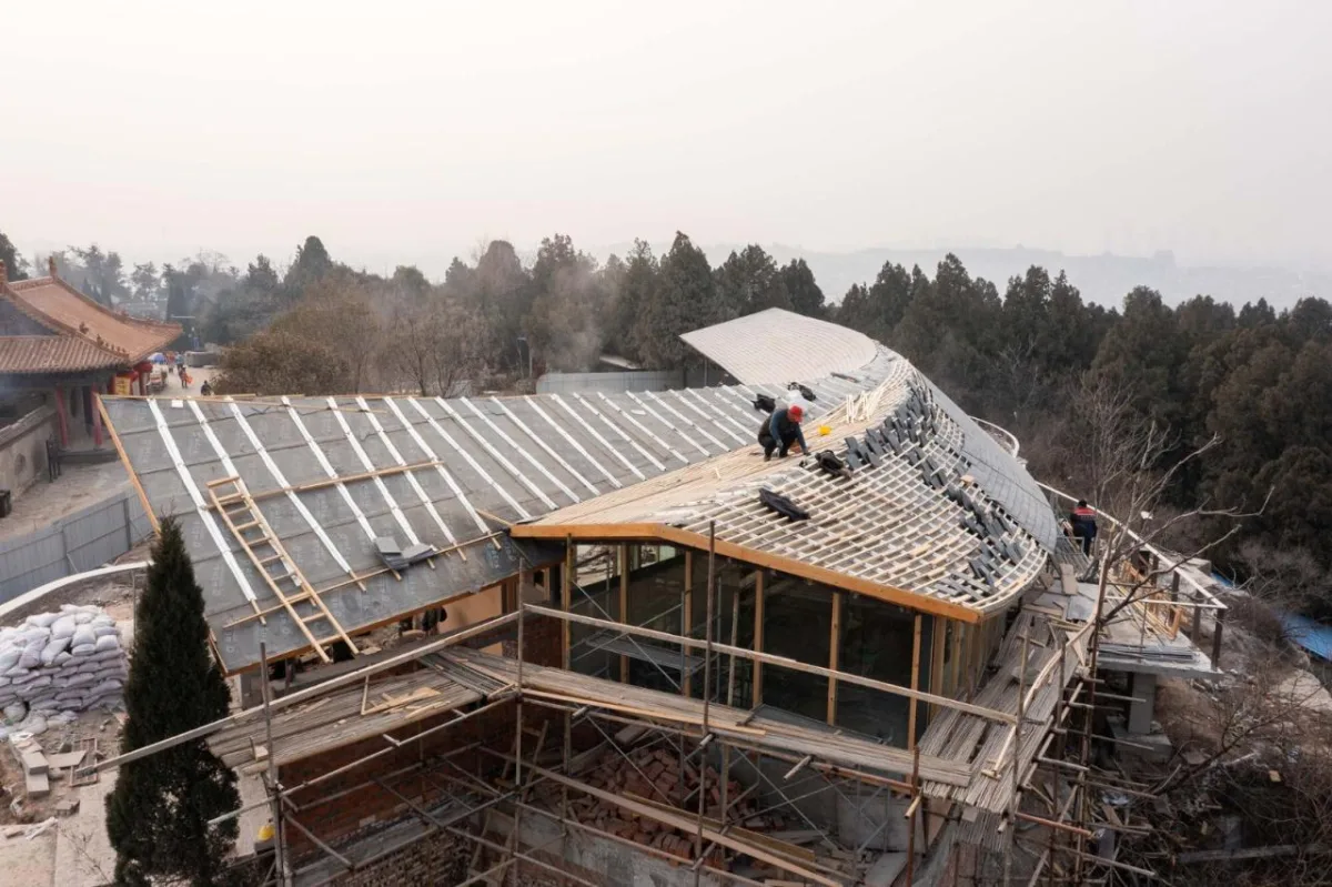 BIM建筑|咕咕来仪，大伾山悬崖驿站 / 繁星建筑工作室