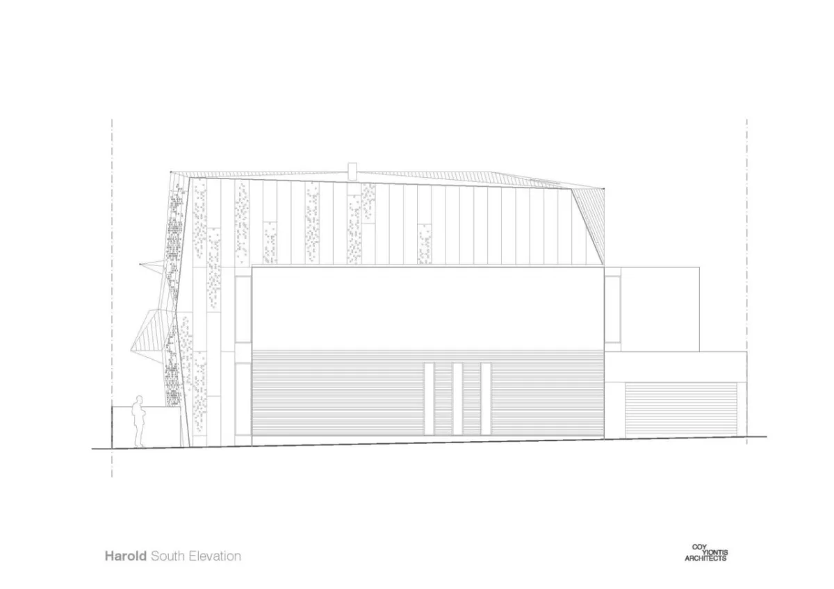 BIM建筑|戏剧化结构，哈洛德住宅 / Coy Yiontis Architects
