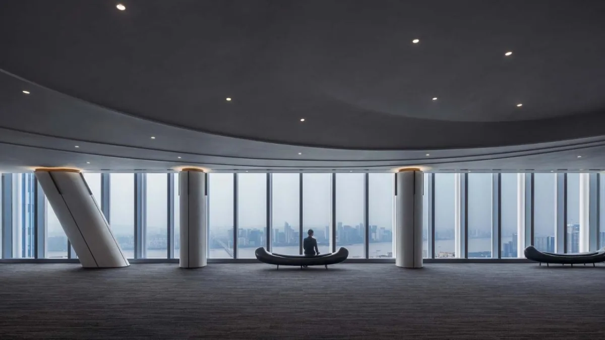 BIM建筑|钱江潮涌：杭州世茂智慧之门超高层城市综合体 / 姜平工作室
