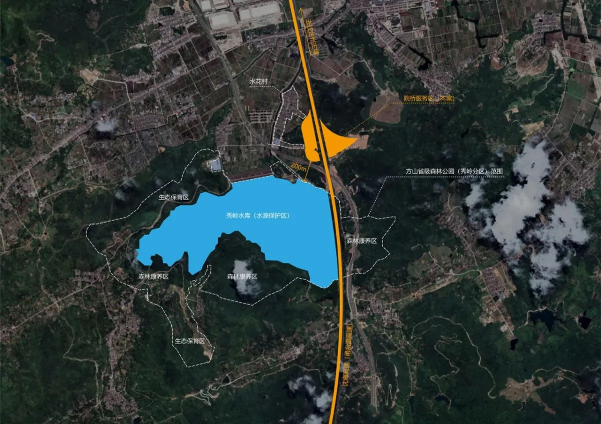 BIM建筑|瞬间公园 INSTANT PARK：甬台温高速公路改扩建工程院桥服务区设计方案 / 也似建筑