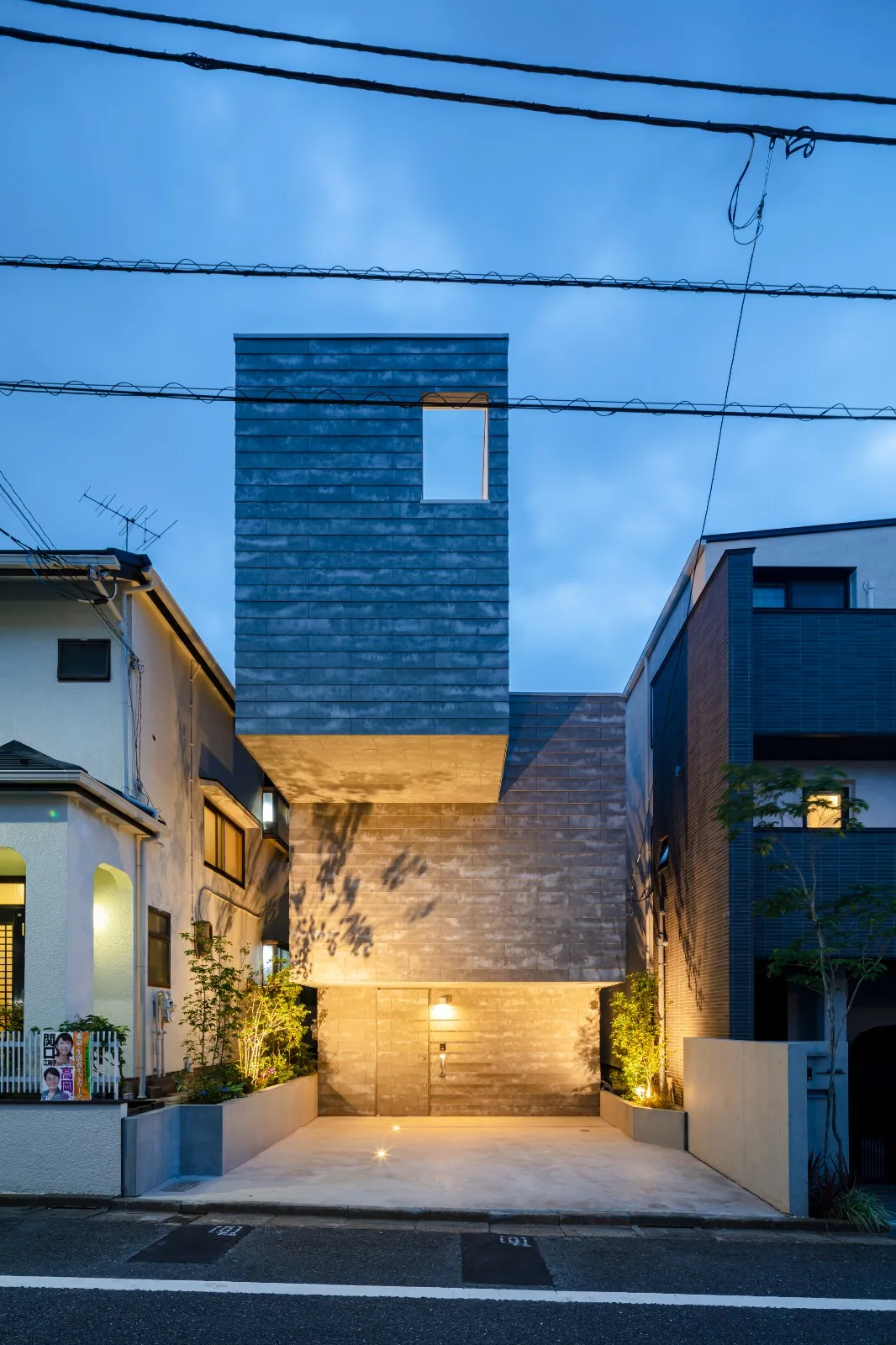 BIM建筑|错层悬挑结构，Shimouma住宅 / I.R.A.