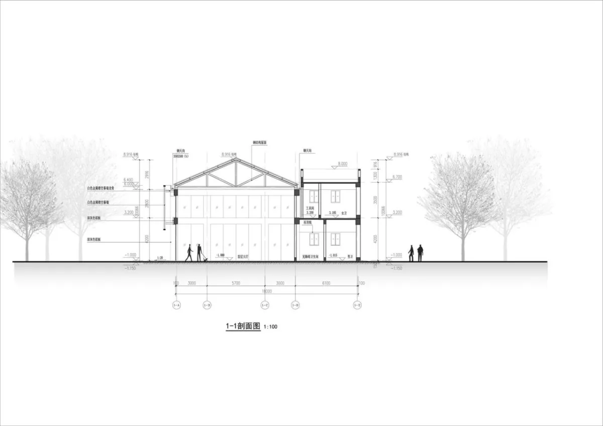 BIM建筑|余村印象青年图书馆 / 上海交通大学设计学院杜春宇团队